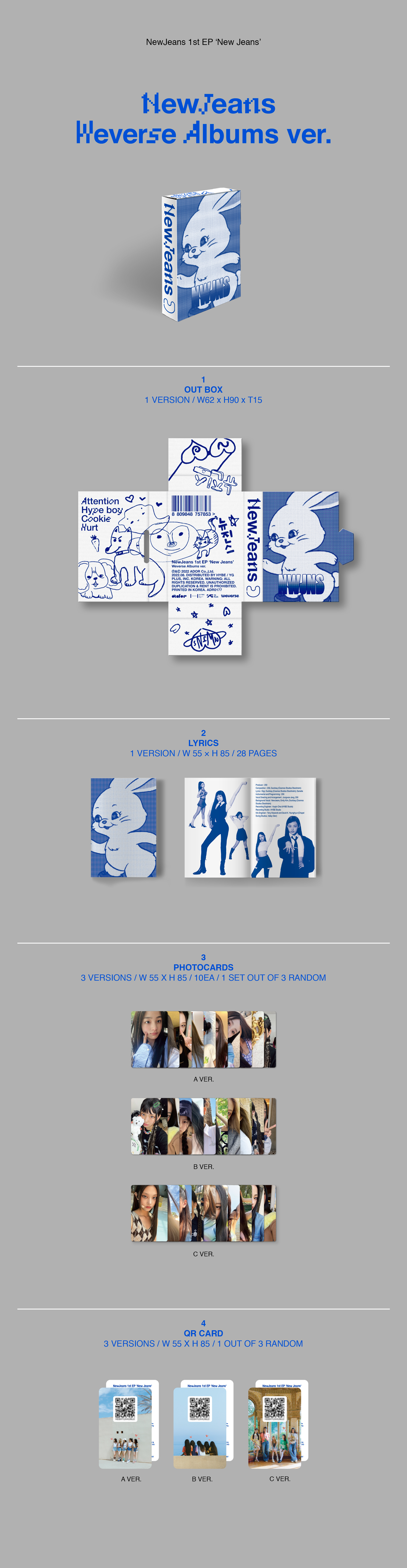 ktown4u.com : NewJeans - [NewJeans 1st EP 'New Jeans'] (Weverse